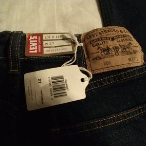 Levi's Vintage Clothing 1969 LVC Lot# 606 Tag 27 Premium Denim Jeans w/ elastane